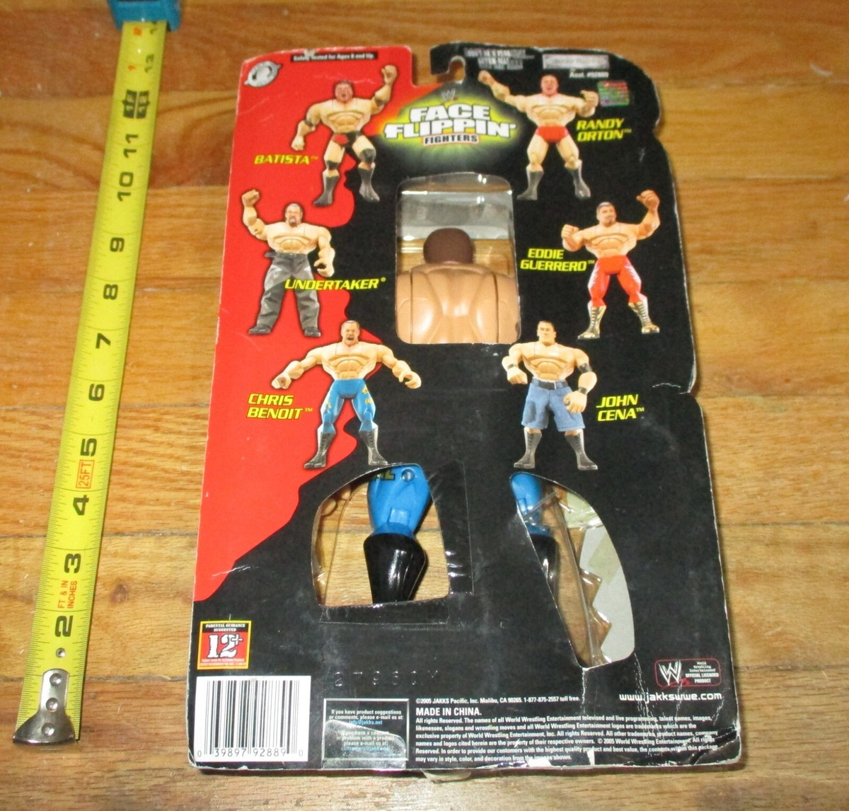 2005 WWF WWE Jakks Chris Benoit Face Flippin Fighters Wrestling