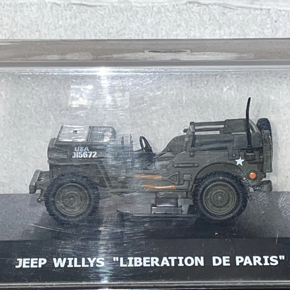 Maxi Car Jeep Willys Liberation De Paris 1944 Die Cast 1:43 Scale Military - Image 2 of 4