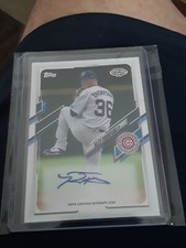 Riley Thompson SP Auto Rookie Chicago Cubs 2021 Topps Debut
