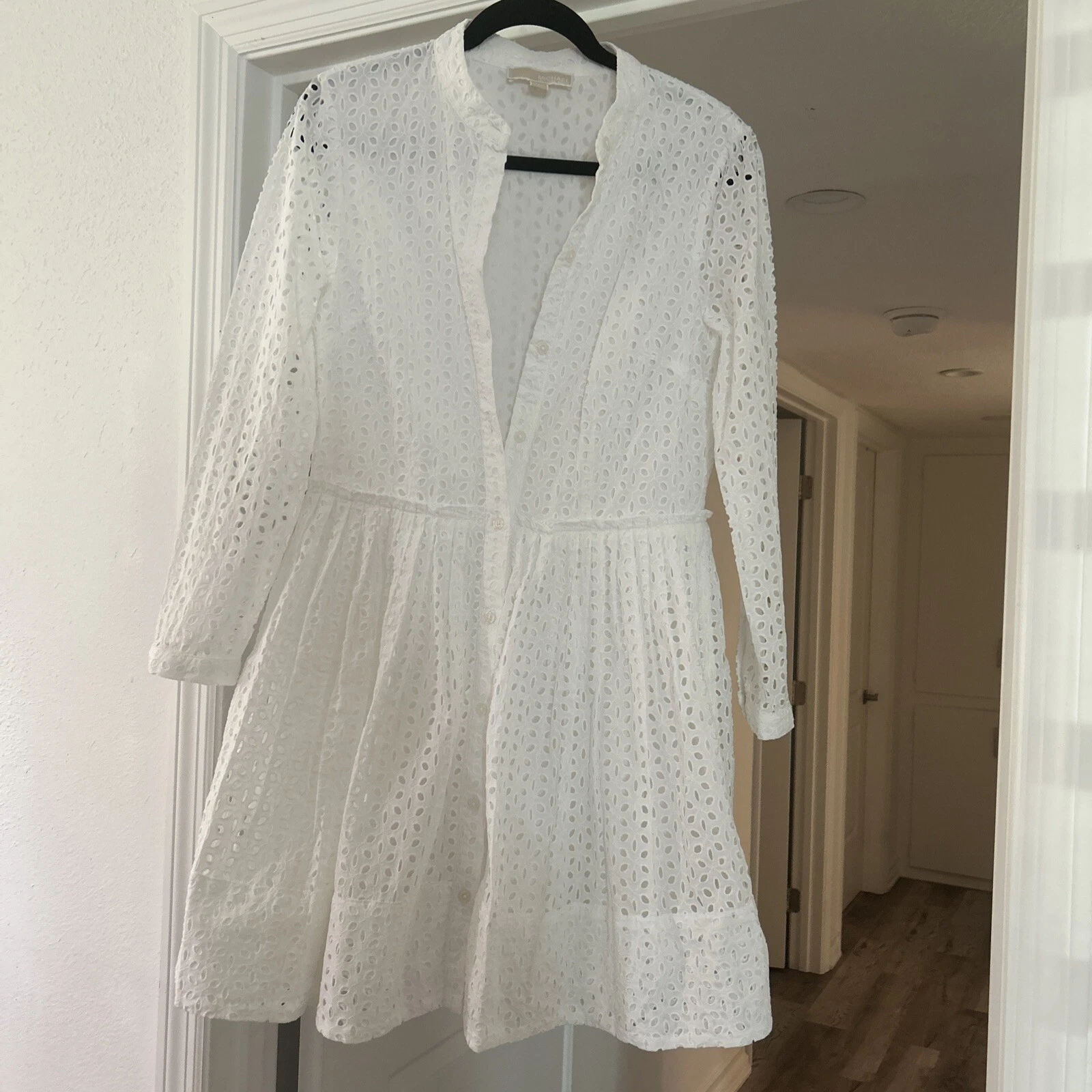 Michael Kors bellissimo Drew's donna colore bianco taglia 8 ottimo per la primavera.