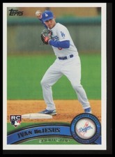 2011 Topps #602 Ivan DeJesus Los Angeles Dodgers Rookie