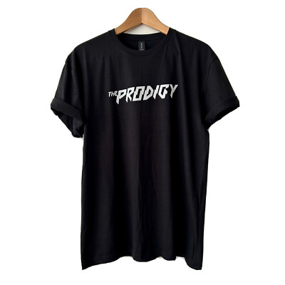 The Prodigy T-Shirt 100% Lightweight Cotton NEW Black Mens Unisex Fit Size S-XL