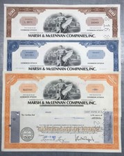 #407 * Drillinge * Marsh & McLennan Companies Inc. * US-Aktien * 1970er