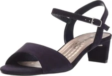 Walking Cradles Lydia (Navy Suede)  Size 9 W  Women's Shoes