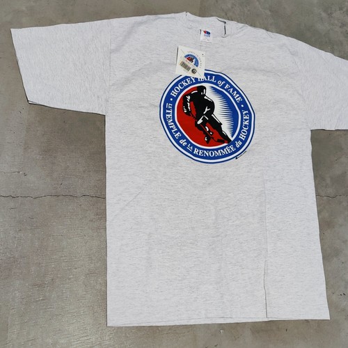 Vintage 90s Hockey Hall Of Fame T Shirt NHL Canada Sport Tee LARGE New NWT - Picture 3 of 10