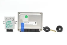 2001-2006 BMW E53 X5 3.0 ENGINE CONTROL UNIT DME ECU EWS IGNITION KEY LOCK #2