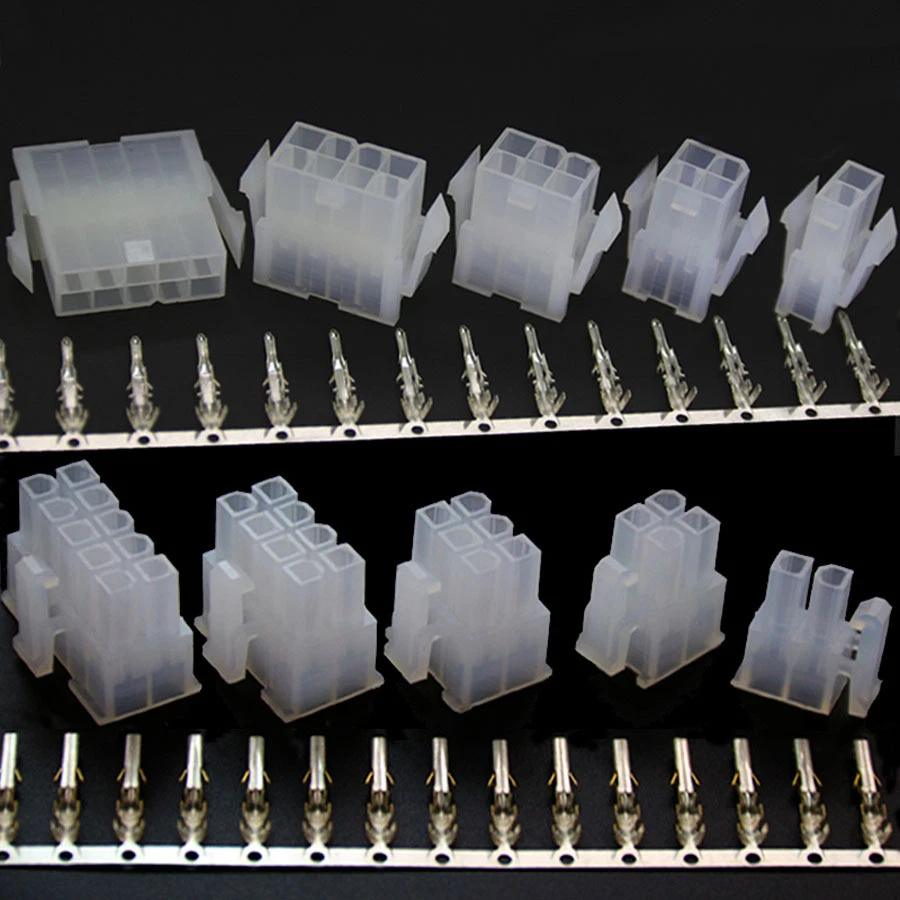 Molex 2 To 24 Pin Way 4.2mm Multi Plug Connector Sets Male + Female + Terminal - Image 3 of 3