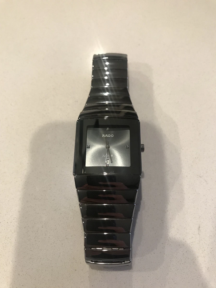 Rado Sintra Jubile Silver Ceramaic Watch eBay