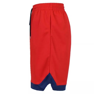 JUMP START MEN'S MESH QUICK DRY ATHLETIC PERFORMANCE SHORTS,SIZE: 2XL - RED/NAVY