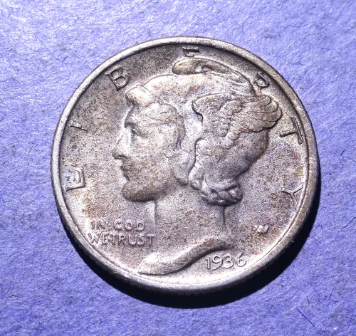 1936 Mercury Dime Borderline Uncirculated