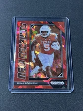 2023 Panini Prizm Draft Picks #NR-3 Bijan Robinson New Recruits Red Ice C3