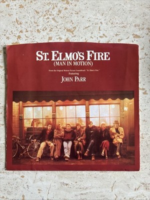 John Parr, St. Elmo's Fire (Man In Motion) /One Love~ NM 1985 Atlantic 45 +PS 7 