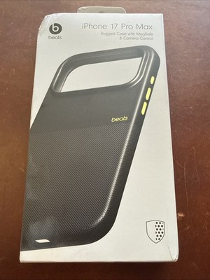 New Beats Rugged Case w/ Magsafe iPhone 17 Pro Max - Everest Black - SEALED