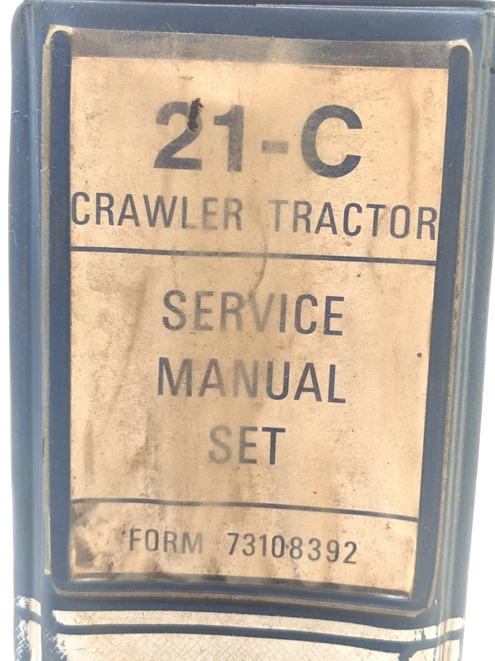 Manual de reparación taller servicio completo Fiat Allis 21-C ** INCLUYE CATÁLOGO DE PIEZAS ** Foto 2 de 4