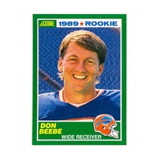 Score Don Beebe - Rookie Card (265) NM. rookie card picture