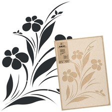 Reusable Plastic Stencil // FLOWERS 2