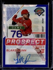 2024 Panini Prospect Edition Blake Dunn Blue Wave 01/75 FIRST PRINT Auto