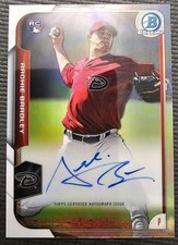ARCHIE BRADLEY 2015 Bowman Chrome Rookie Refractor Auto 169/499 Diamondbacks 