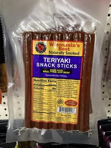 Wisconsin’s Best Teriyaki Snack Sticks 7oz 4 Packs