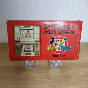 Nintendo Game & Watch Mickey & Donald Handheld Multi Screen DM-53 1982 Tested