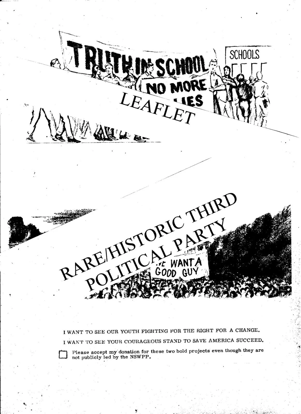 知事キャンペーン用ジョージリンカーン ロックウェルリーフレットと初期NSWPPリーフレット - 画像4/4