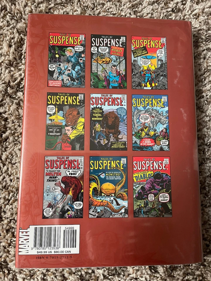 MARVEL MASTERWORKS ATLAS ERA: TALES OF SUSPENSE 1 Kirby/Ditko/Heck/Lee 1st ed HC - Image 2 of 4