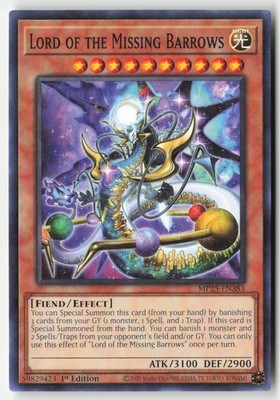 Yugioh - Lord of the Missing Barrows MP25-EN383 1st Edition - 2025 Mega-Pack