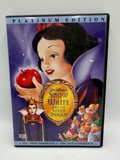 Walt Disney Snow White And The Seven Dwarfs Platinum Edition DVD Family Disney