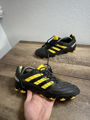 Adidas Predator Absolion X FG G16108 Soccer Cleats Men's US Sz 10 Black Yellow