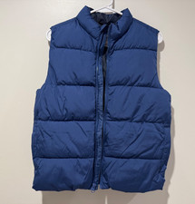 Old Navy Puffer Vest Blue Boys Size 10-12