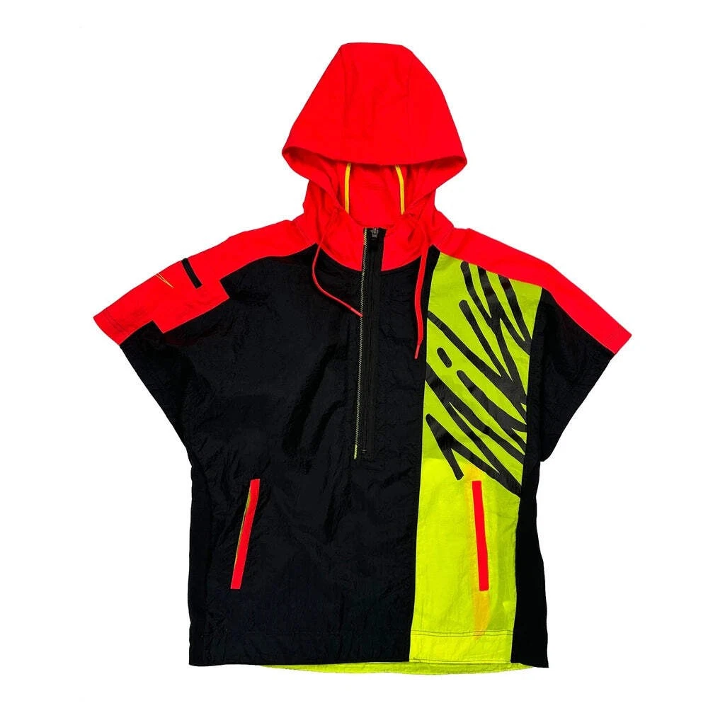 Nike Graphic Windbreaker - Medium Black Polyester