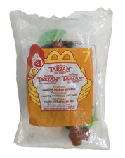 NEW 2000 McDonald's TARZAN SWINGING APE 7" KERCHAK , HAPPY MEAL TOY, Read info