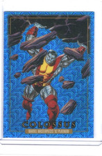 Skybox Marvel Masterpieces 92 Platinum Colossus #14 Blue Traxx Parallel 2024
