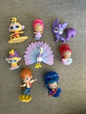 Shimmer and Shine Mini Figures Nickelodeon Lot Of 8 Toy Mini Doll
