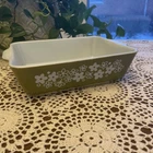 Vintage 0503 Pyrex 1- 1/2 Qt Spring Blossom Crazy Daisy Refrigerator Dish