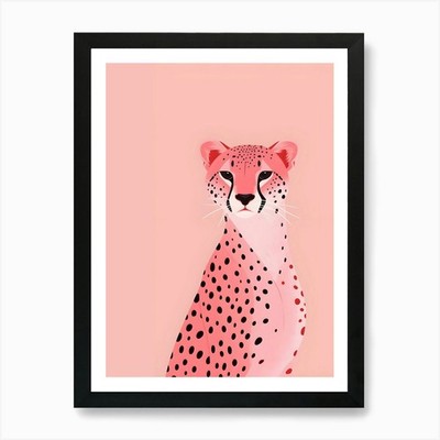 Gepard 12 Kunstdruck gerahmt Wandbild Poster Leinwanddruck Bild