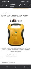 Defibtech LIFELINE AED Automated External Defibrillator In Case READ