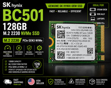 SK hynix BC501 128GB M.2 2230 NVMe SSD for Steam Deck, ROG Ally & Mini PCs