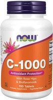 NOW Foods Vitamin C-1000 Mit Hagebutten Und Bioflavonoiden 100 Tabletten
