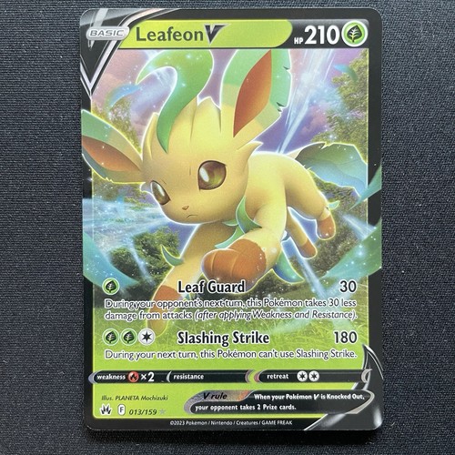 Leafeon V 013/159 - Crown Zenith - Pokemon TCG