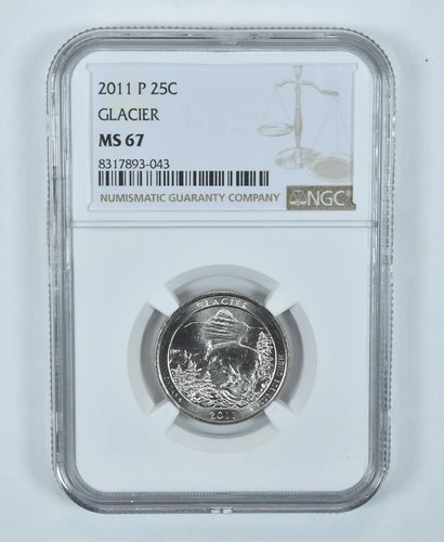 2011-P Washington Quarter Glacier America The Beautiful MS67 NGC *9298