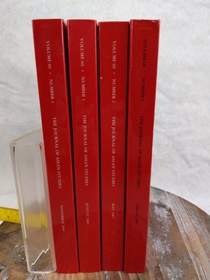 The Journal Of Asian Studies  Vol 60 Number 1 -4 Paperback Full Year 2001