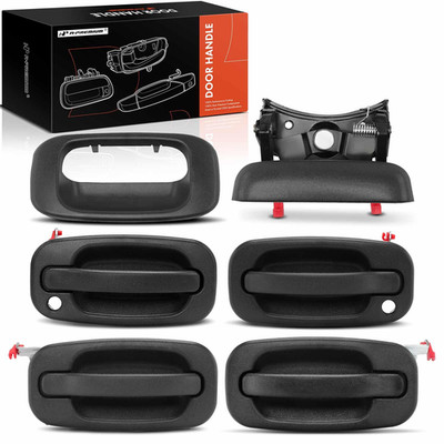 A-Premium - Tailgate Handle Bezel Exterior Door Handles - Compatible 2001-2007