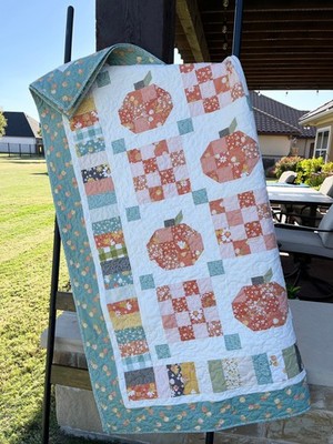 PATCHY PUMPKINS Charm Quilt KIT Moda Corey Yoder