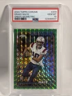 2024 Topps Chrome - Rookies Drake Maye #203 Green Geometric Refractor /99 (RC)