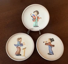 MJ Hummel/Goebel "Little Music Makers" Vintage Miniature Plates (Set of 3)