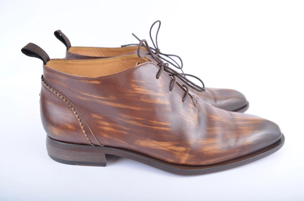 Oliver Sweeney Farasi Brown Leather Chukka Desert Ankle Boots