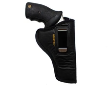 Black IWB Revolver Holster For 3.5"- 4" Inch Barrel 6 Shot Revolvers K/L/N Frame