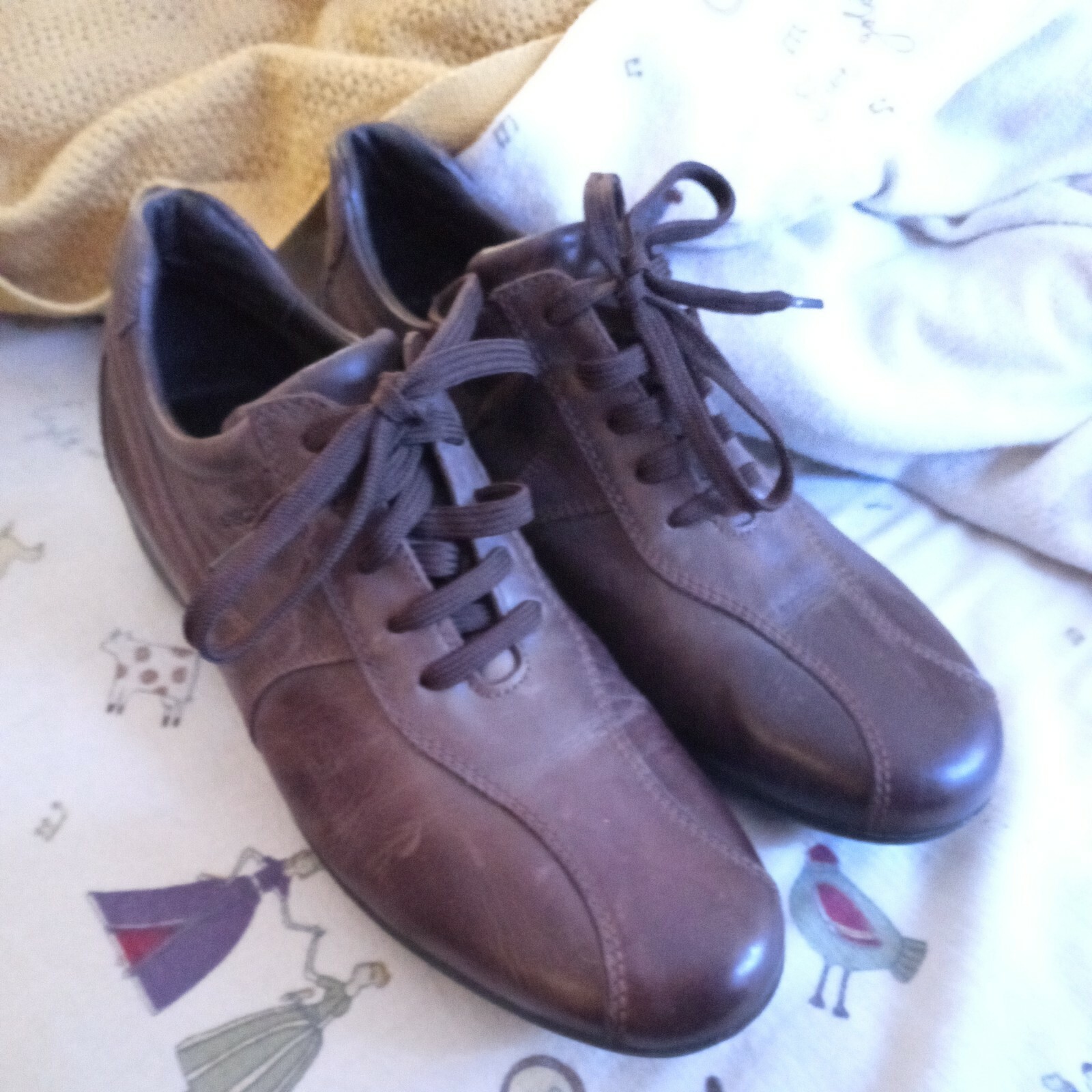 Geox Respira Coffee Brown Oxford 