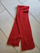 Damen Merino extrafine Schal 100% GOTS zertifizierte Merinowolle, rot, 160x40cm